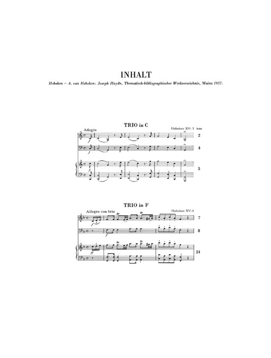 Other Cover Image Klaviertrios C-dur und F-dur Hob. XV:3