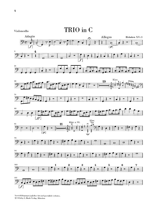 Other Cover Image Klaviertrios C-dur und F-dur Hob. XV:3