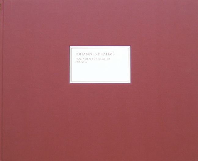 Front Cover Image Fantasien für Klavier op. 116