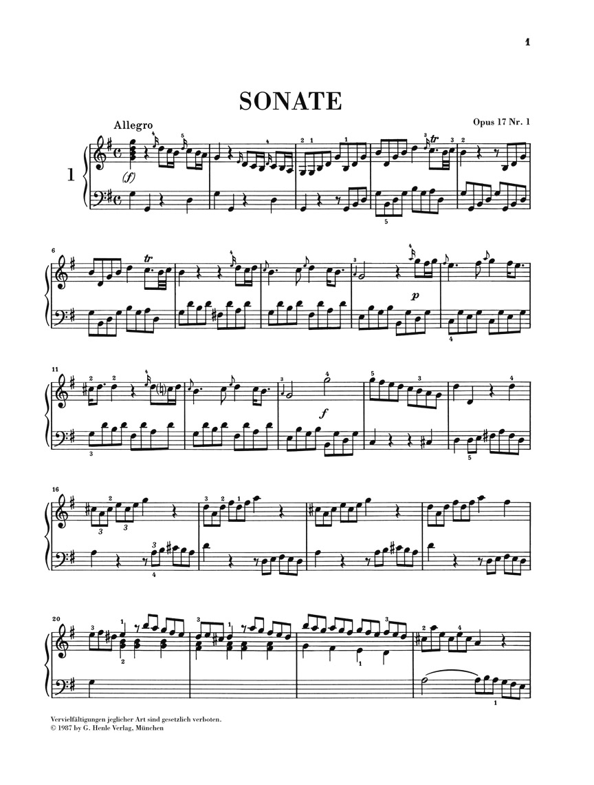 Other Cover Image Klaviersonaten Band 2 op. 17