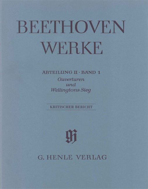 Front Cover Image Ouverturen und Wellingtons Sieg.