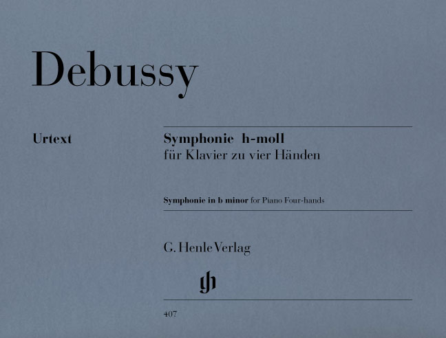 Front Cover Image Symphonie h-moll für Klavier zu vier Händen
