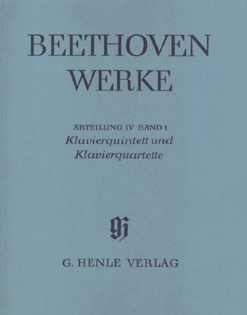 Front Cover Image Klavierquintett und Klavierquartette