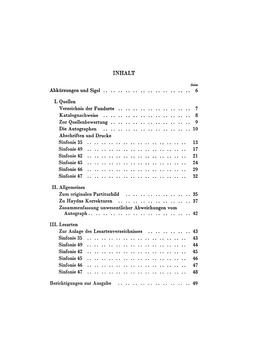 Other Cover Image Sinfonien 1767 - 1772
