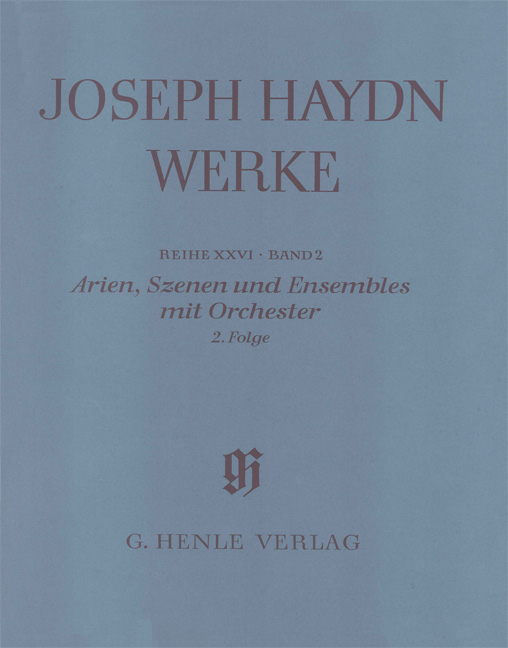 Front Cover Image Arien, Szenen und Ensembles mit Orchester - 2. Folge