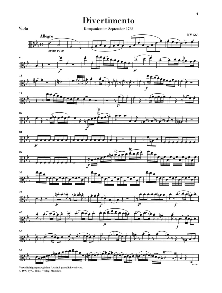 Other Cover Image Divertimento Es-dur KV 563 und Streichtrio (Fragment) G-dur KV Anh. 66 für Violine, Viola und Violoncello