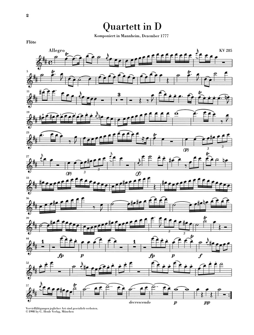 Other Cover Image Flötenquartette