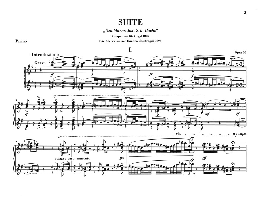 Other Cover Image Suite für Orgel e-moll op. 16