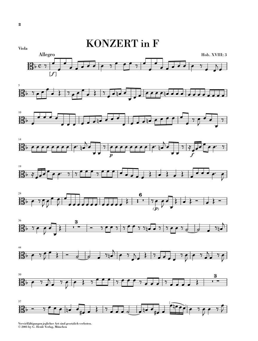 Other Cover Image Klavierkonzert F-dur Hob. XVIII:3