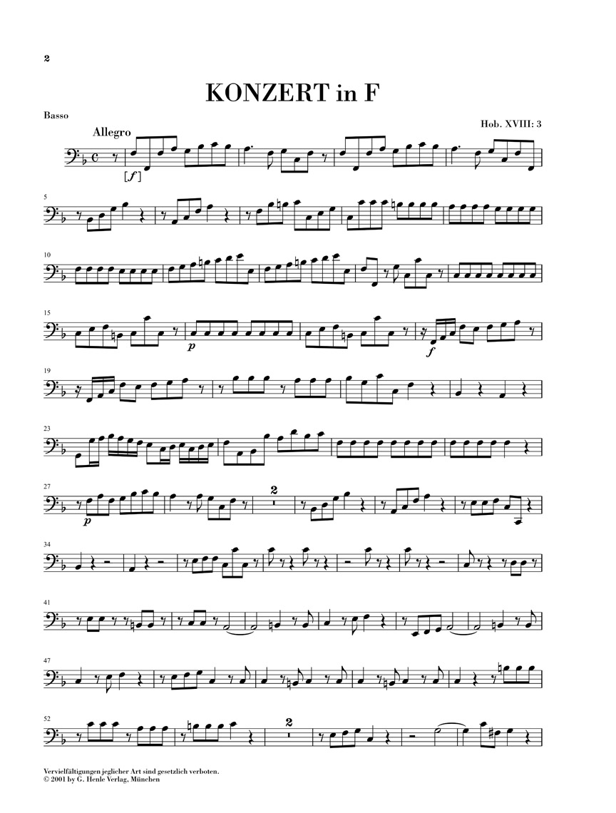 Other Cover Image Klavierkonzert F-dur Hob. XVIII:3