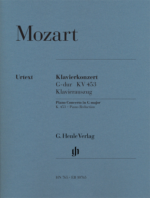 Front Cover Image Klavierkonzert G-dur op. KV 453