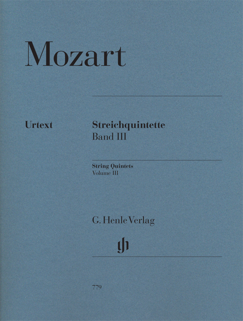 Front Cover Image Streichquintette Band 3 KV 593,614