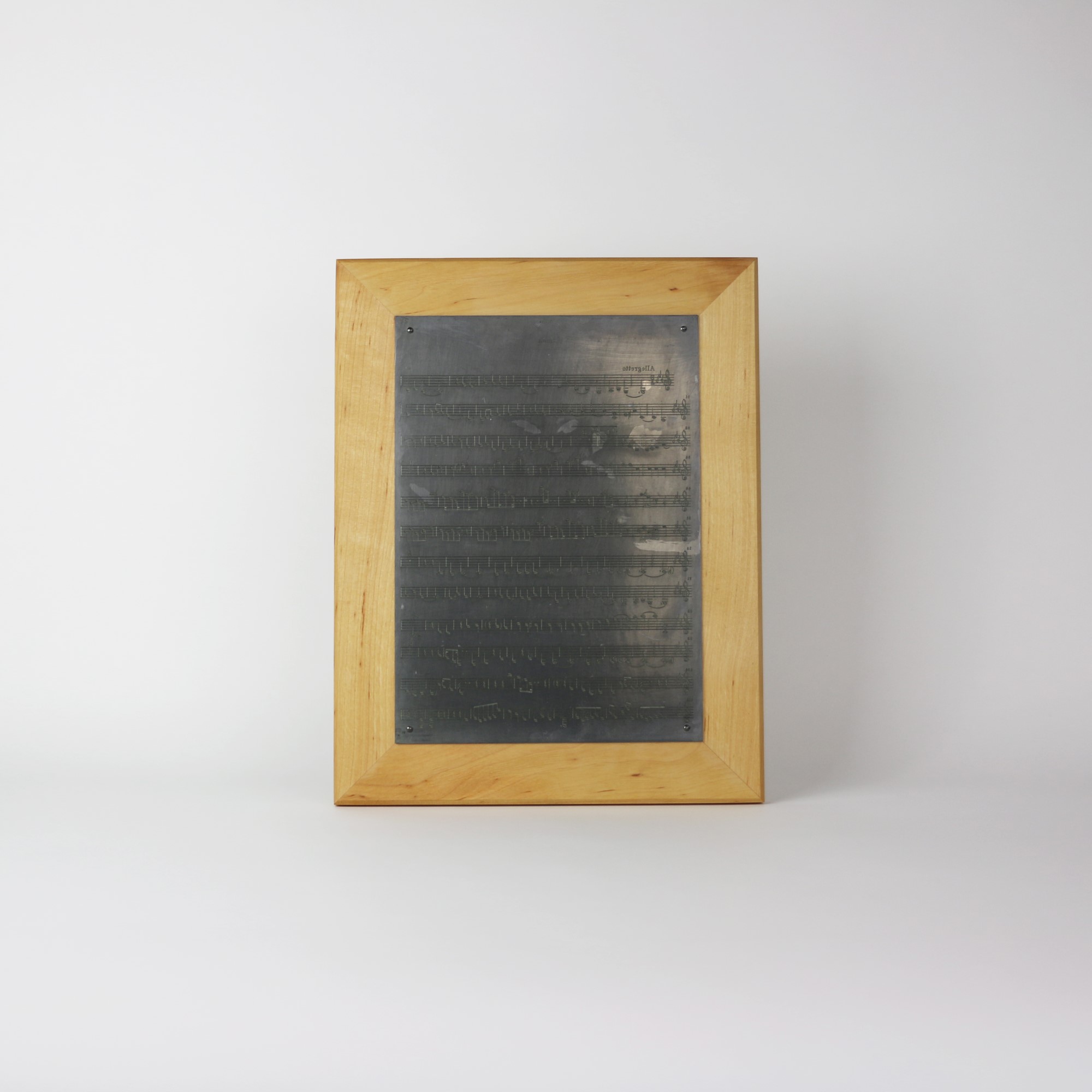 Front Cover Image Originale Stichplatte Beethoven, gerahmt