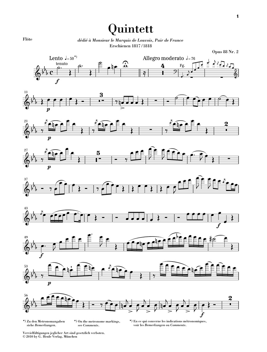 Other Cover Image Bläserquintett Es-dur op. 88 Nr. 2