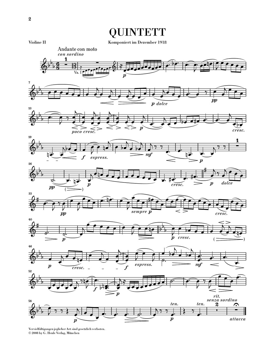 Other Cover Image Streichquintett Es-dur