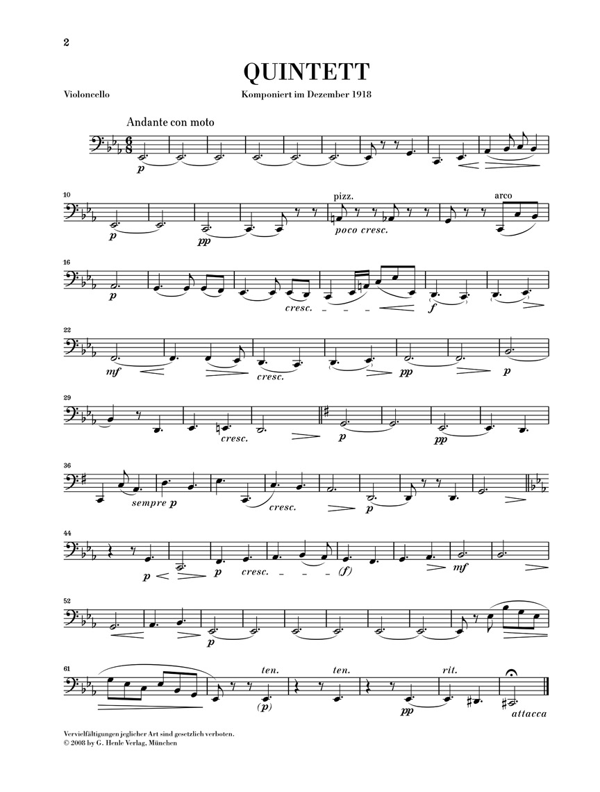 Other Cover Image Streichquintett Es-dur