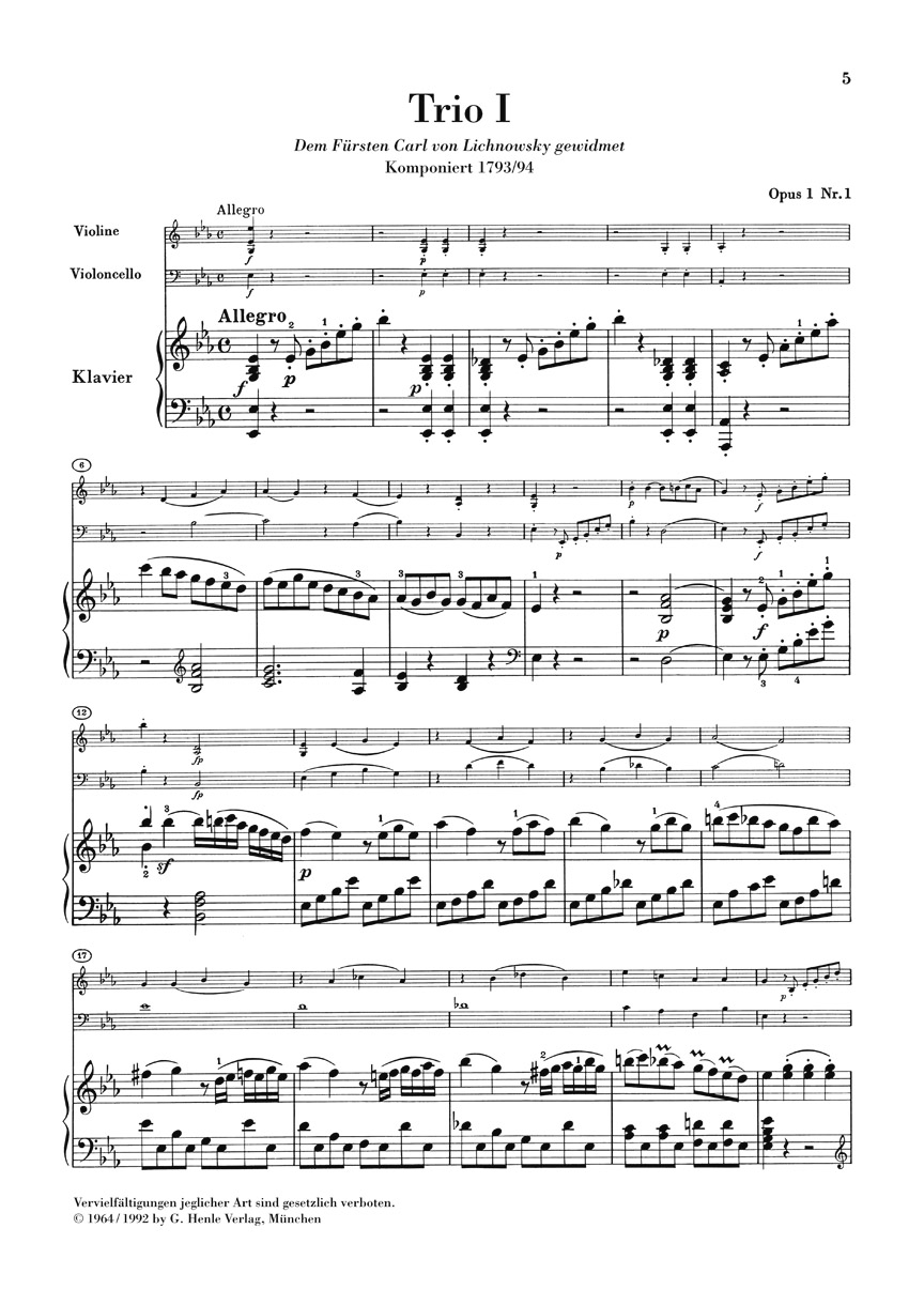 Other Cover Image Klaviertrios Band I