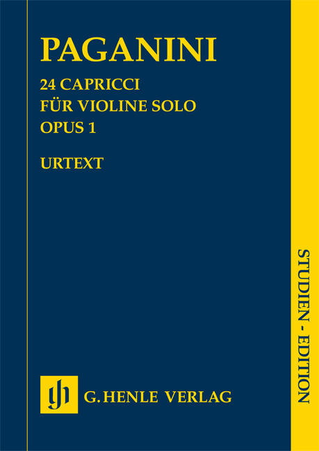 Front Cover Image 24 Capricci für Violine solo Opus 1