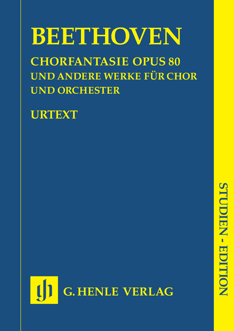 Front Cover Image Chorfantasie c-moll op. 80 und andere Werke