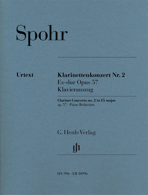 Front Cover Image Klarinettenkonzert Nr. 2 Es-dur op. 57