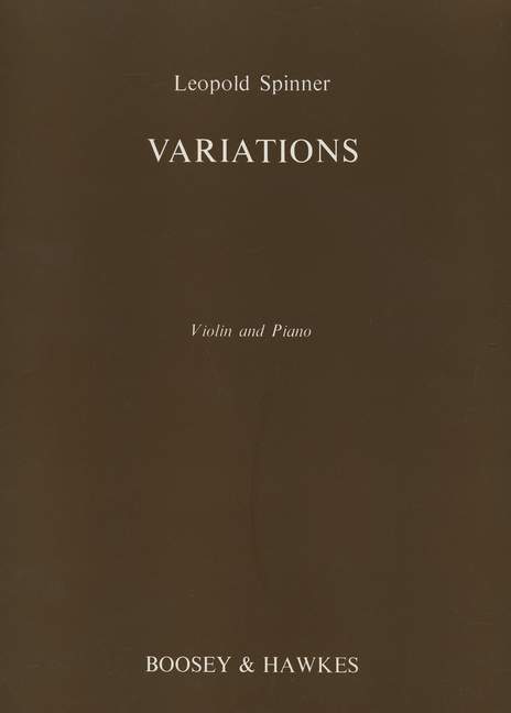 Front Cover Image Variations op. 19 