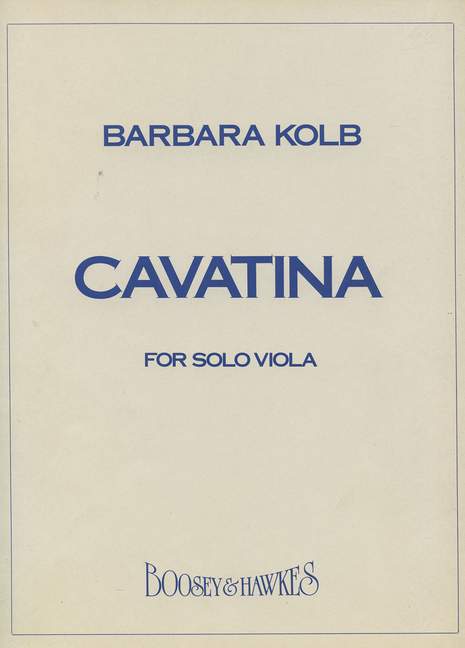 Front Cover Image Cavatina (1983)