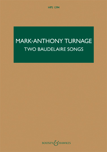 Front Cover Image Two Baudelaire Songs (2004)
