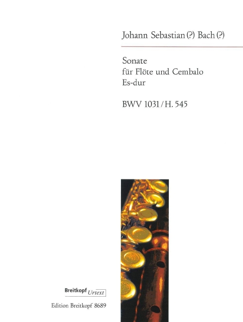 Other Cover Image Sonate Es-dur BWV 1031