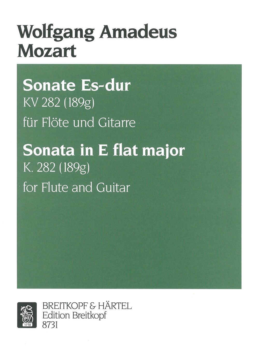 Other Cover Image Sonate Es-dur KV 282 (189g)