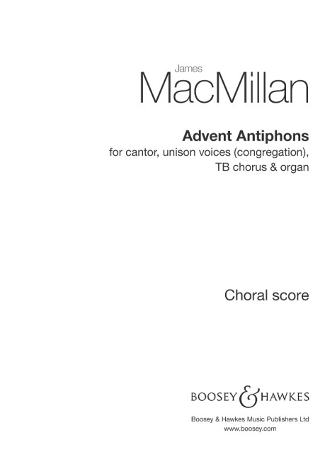 Front Cover Image Advent Antiphons