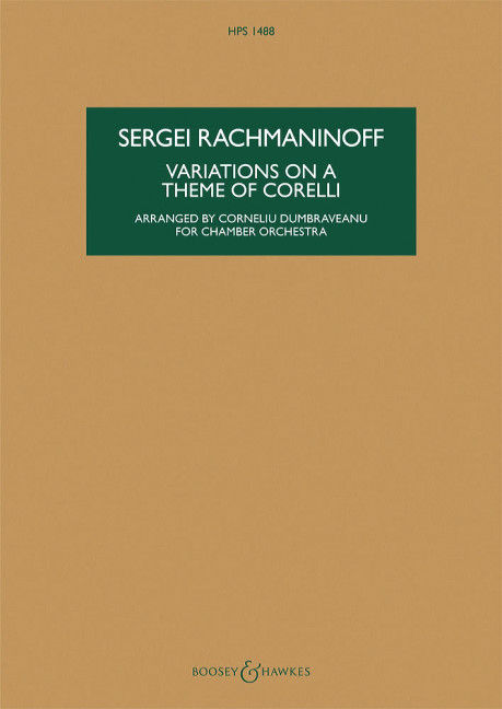 Front Cover Image Variationen über ein Thema von Corelli op. 42