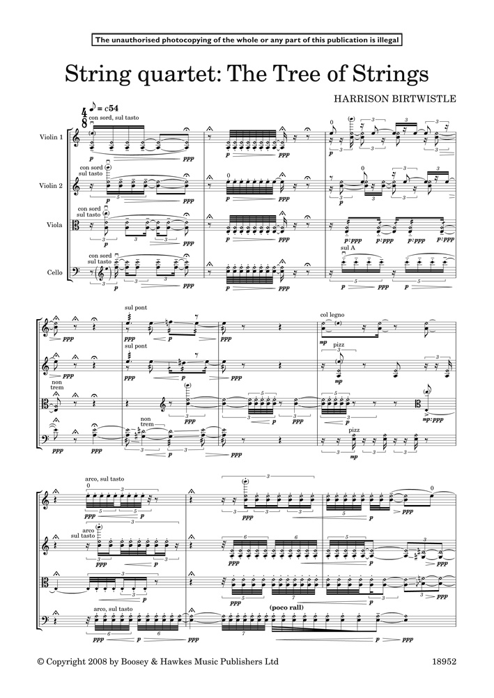 Other Cover Image String Quartet: The Tree of Strings