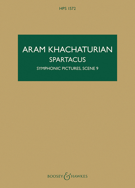 Front Cover Image Spartacus: Symphonic Pictures, Scene 9 (1955)