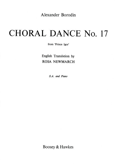 Front Cover Image Fürst Igor