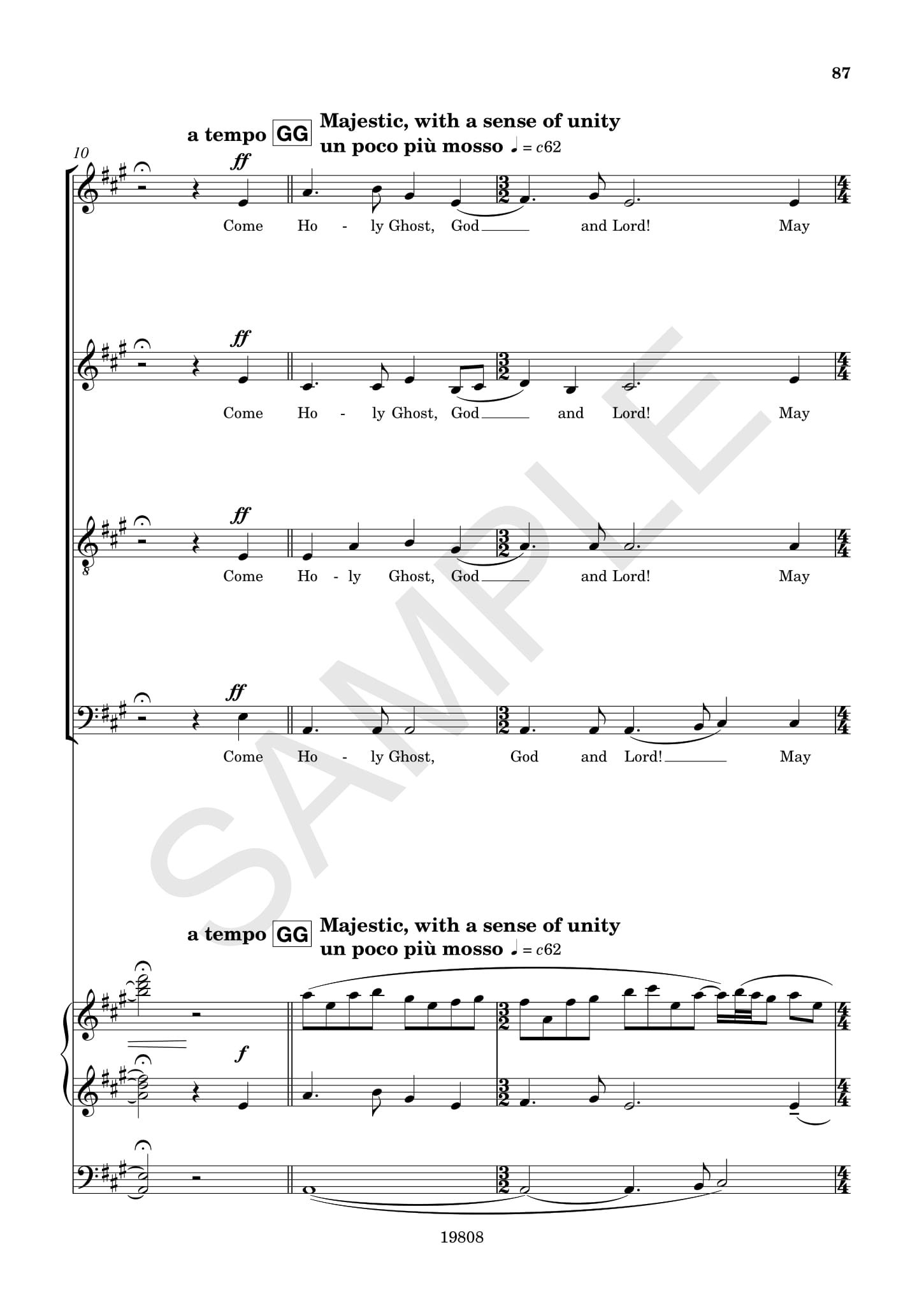 Other Cover Image The Holy Spirit Mass