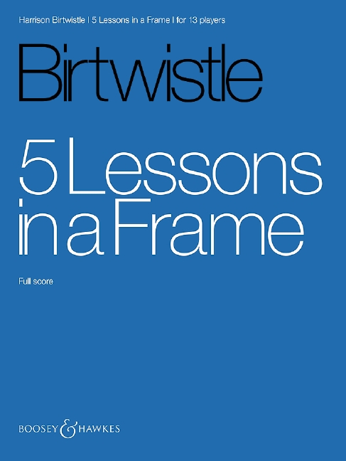 Front Cover Image 5 Lessons in a Frame (2015 (2017))