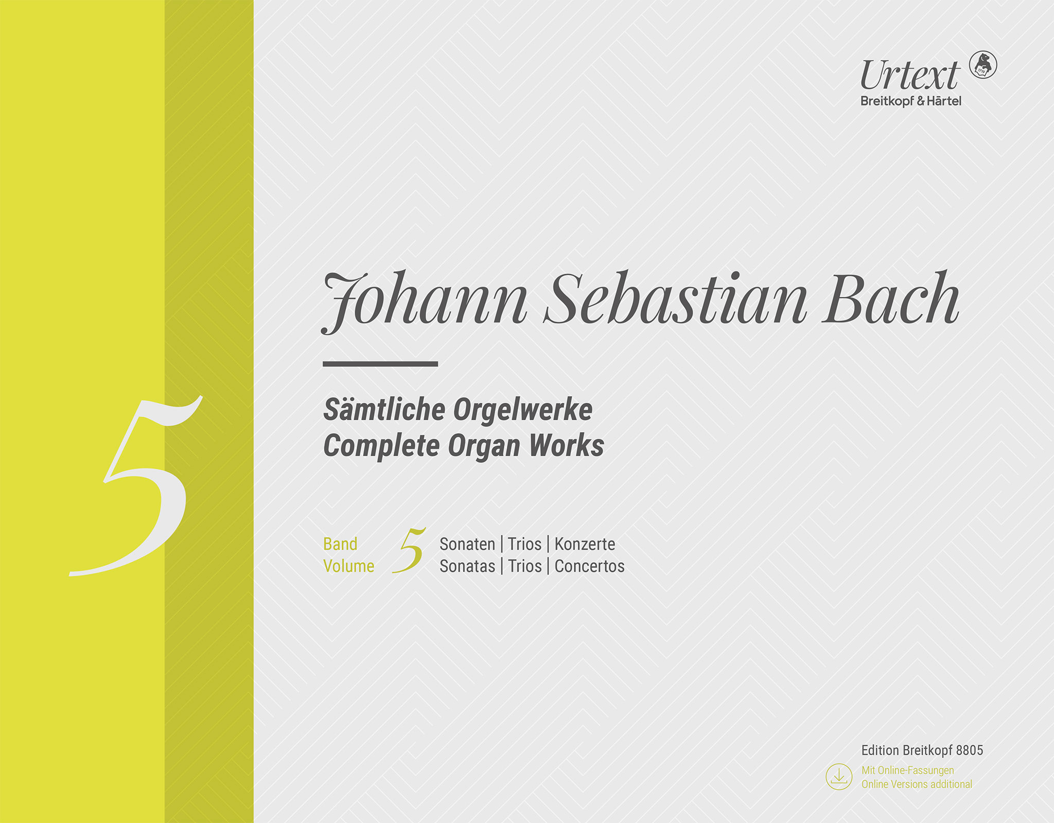 Front Cover Image Sämtliche Orgelwerke, Band 5