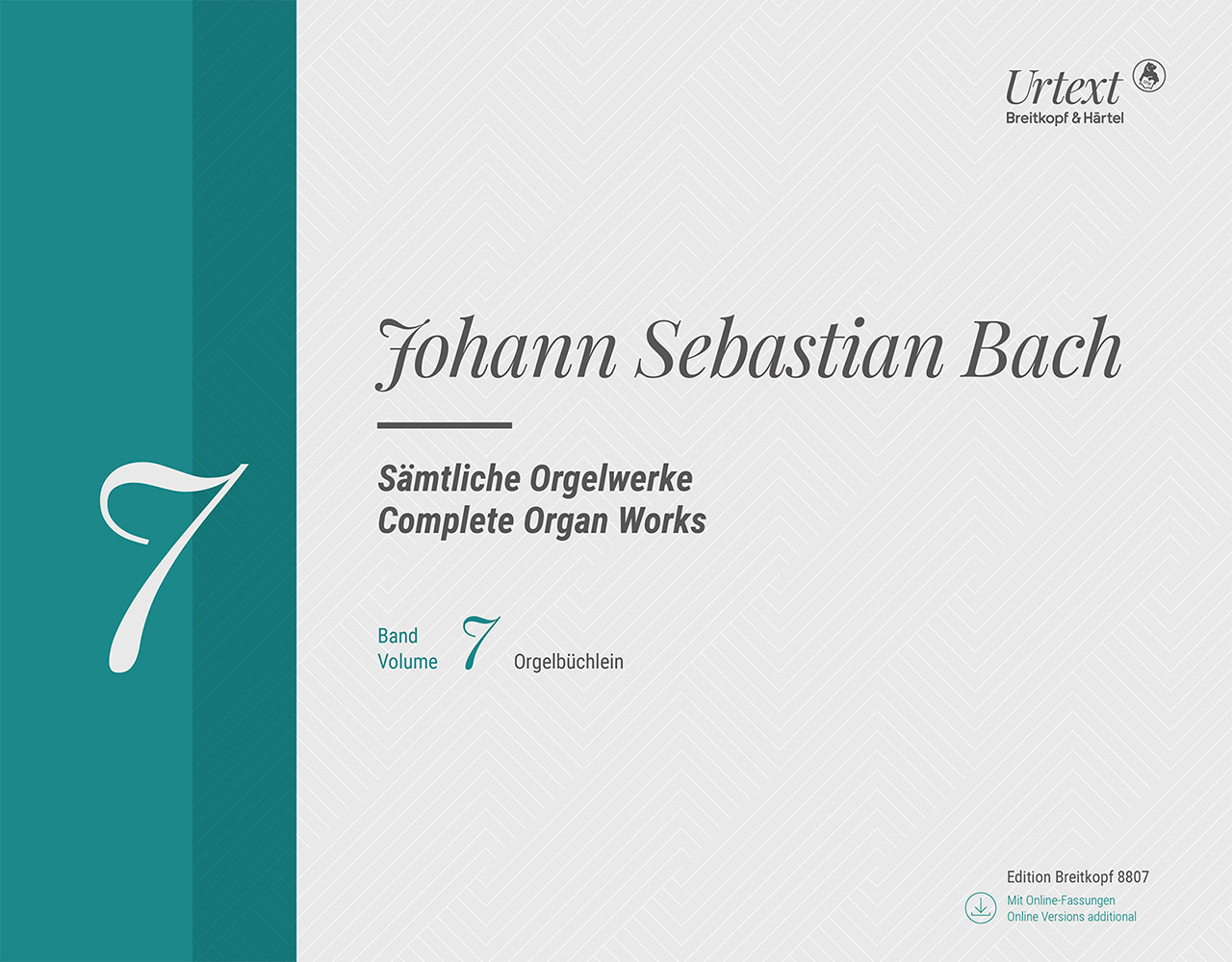 Front Cover Image Sämtliche Orgelwerke, Band 7 BWV 599-644; 620A; 630A; 631A; 368A; "Orgelbüchlein"