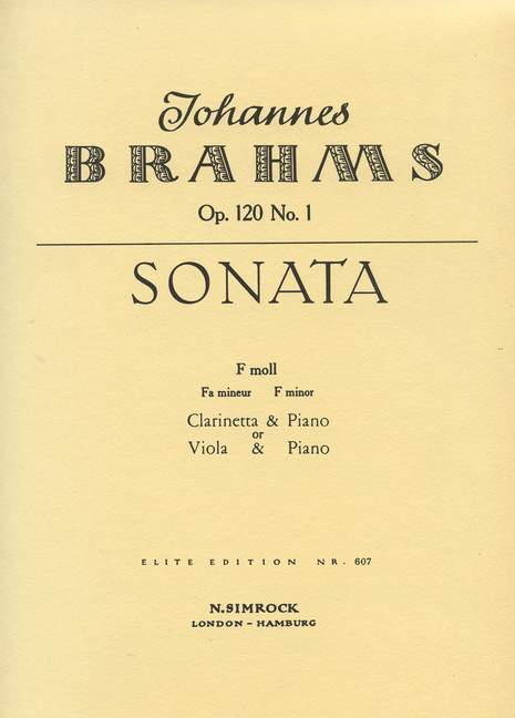 Front Cover Image Sonate f-Moll op. 120/1