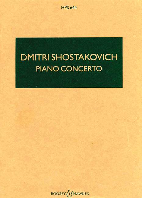 Front Cover Image Klavierkonzert Nr. 1 c-Moll op. 35 (1933)