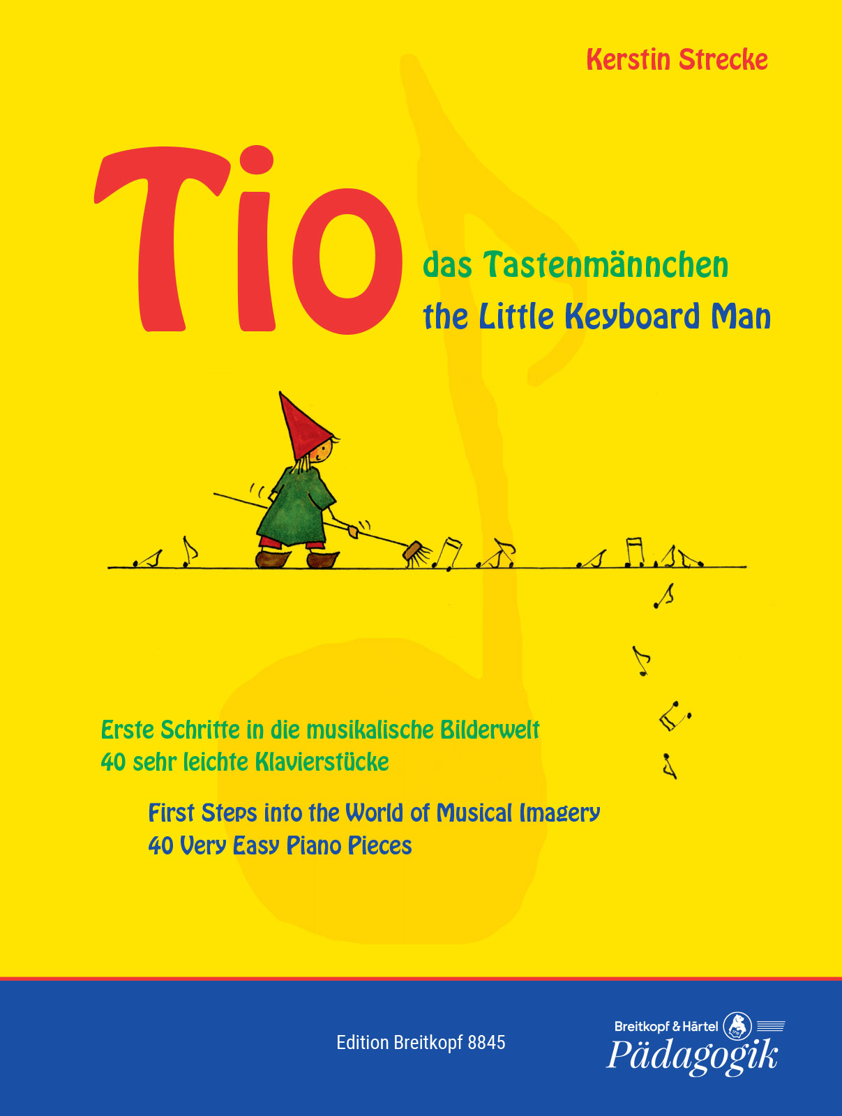Front Cover Image Tio das Tastenmännchen/Tio the little Keyboard Man