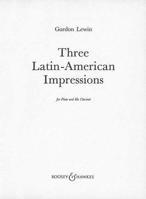 Front Cover Image Drei Lateinamerikanische Impressionen