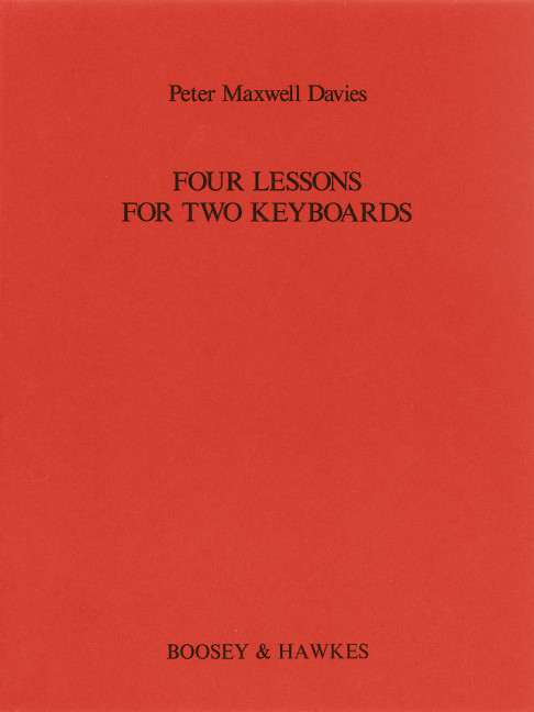 Front Cover Image Four Lessons for Two Keyboards 