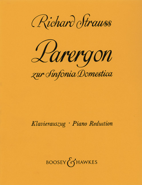Front Cover Image Parergon op. 73 (1925)