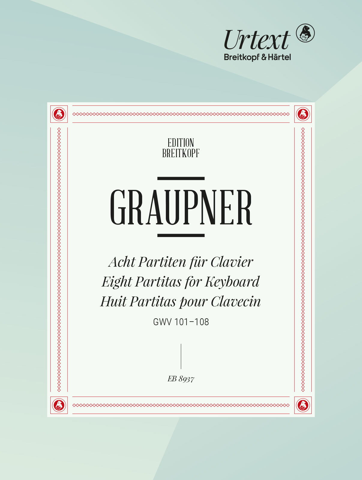 Front Cover Image 8 Partiten für Clavier GWV 101–108 