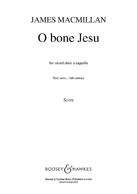 Front Cover Image O bone Jesu (2002)