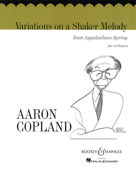 Front Cover Image Variations on a Shaker Melody (1956)