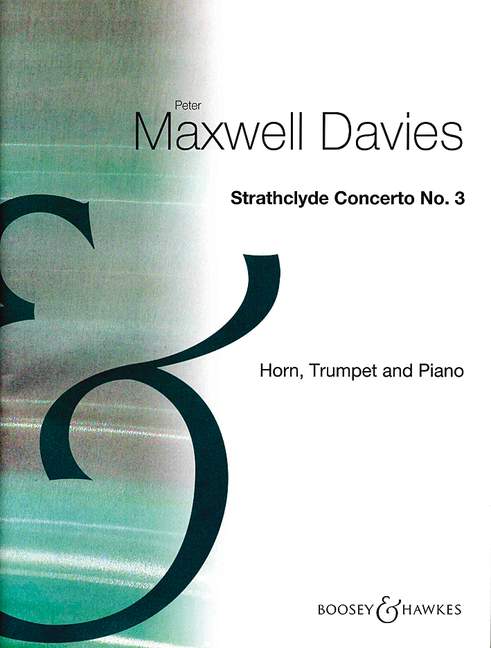 Front Cover Image Strathclyde Concerto No. 3 (1989)