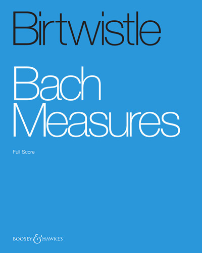 Front Cover Image Bach Measures (1996)