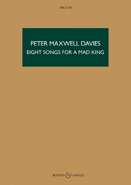 Front Cover Image Eight Songs for a Mad King (1969)
